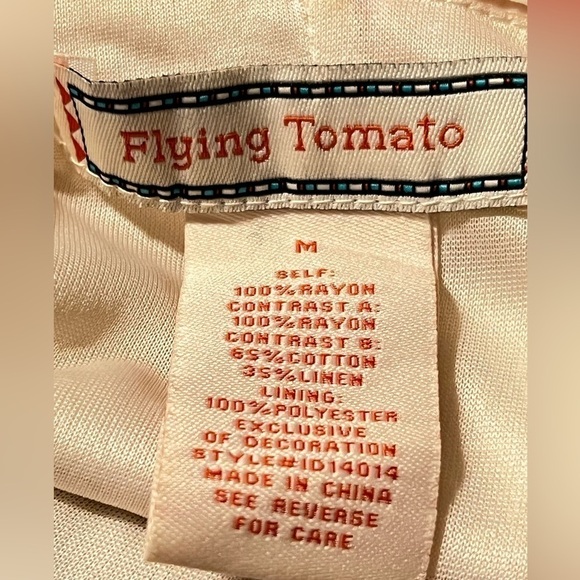 Flying Tomato Aztec print sundress size M - Picture 6 of 8